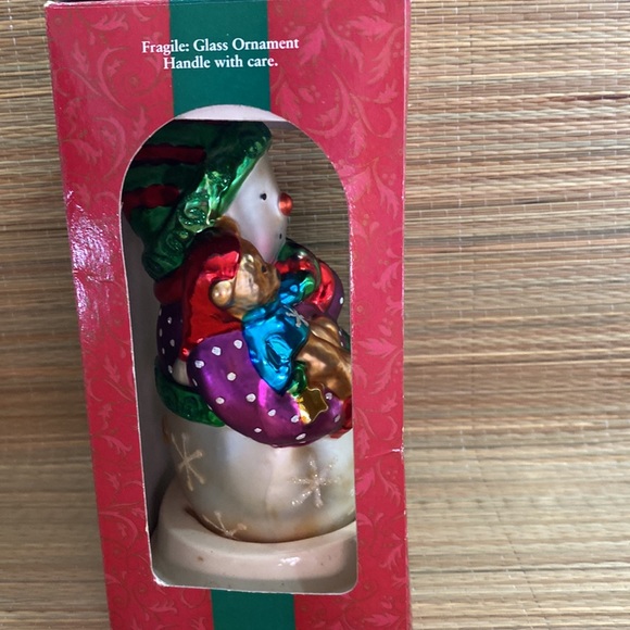 Classic Teddy Bear Snowman Collectible - Picture 8 of 11